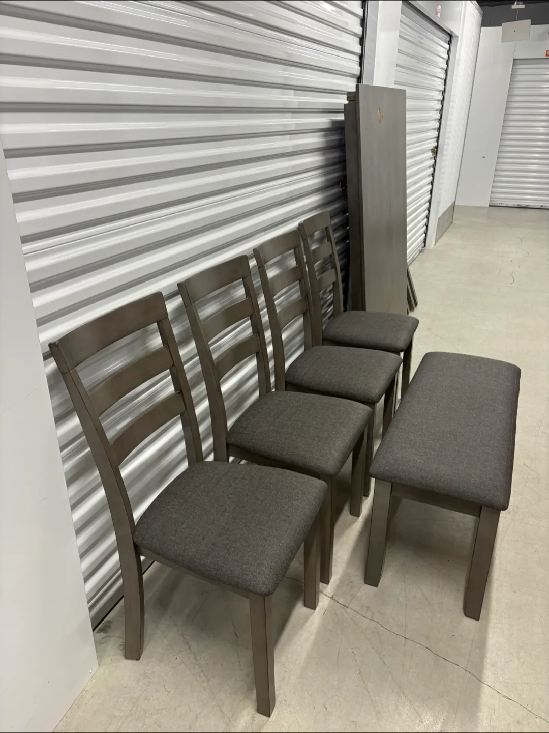 Can deliver—4 Beautiful chairs and bench from Ashley Furniture. image indicator(3)