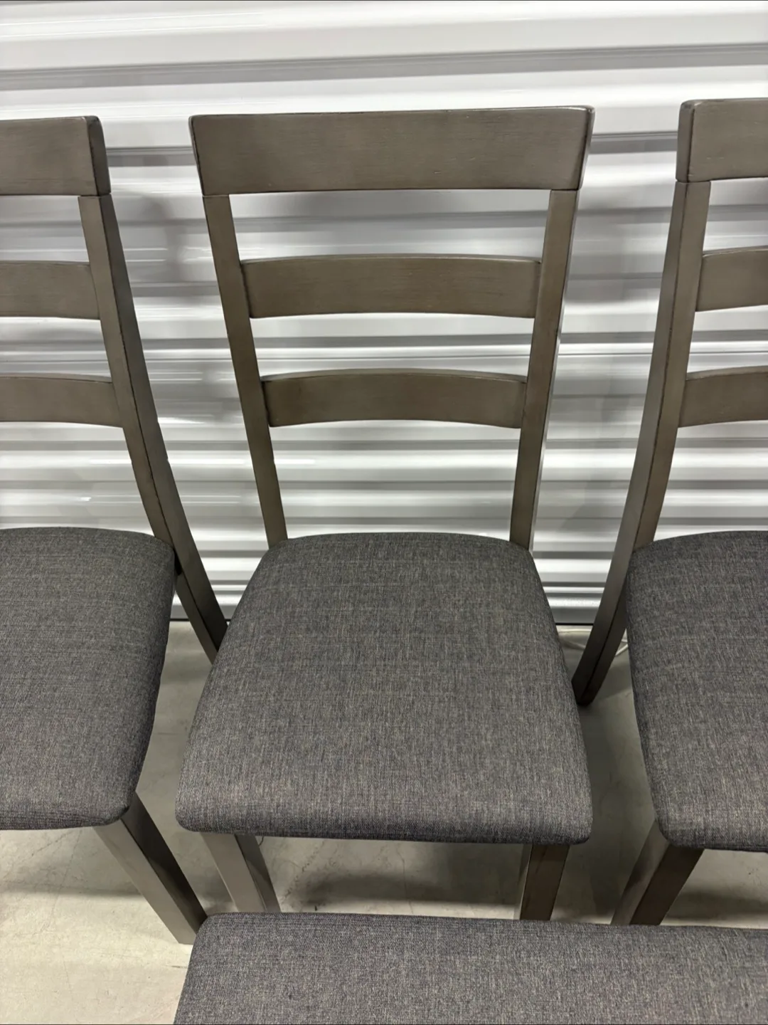 Can deliver—4 Beautiful chairs and bench from Ashley Furniture. image indicator(9)