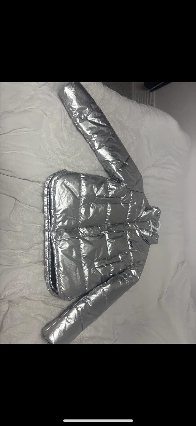 XXIV Silver Puffer Jacket