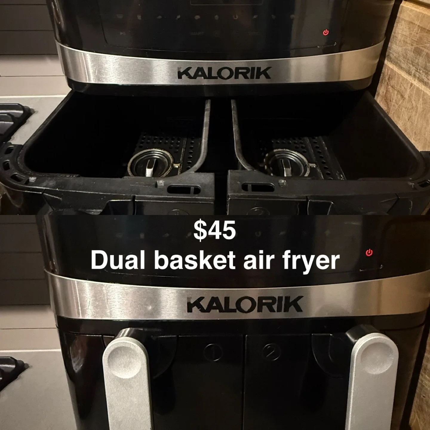 Kalorik Dual Basket Air Fryer thumbnail