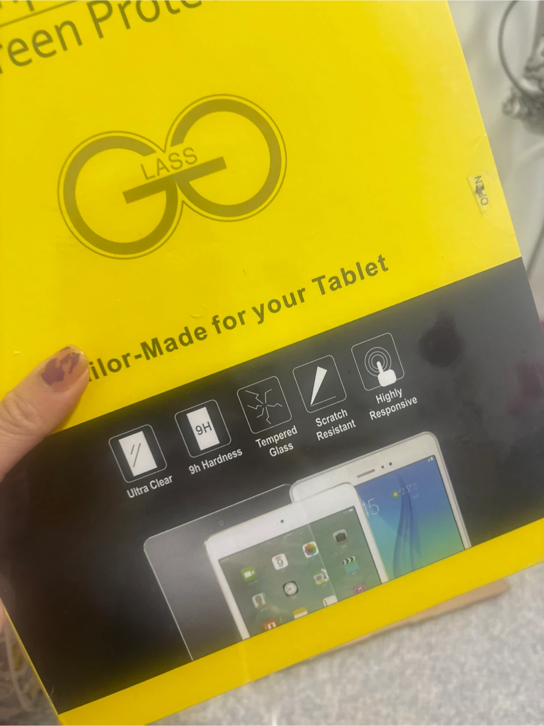 JETech Tempered Glass Screen Protector - iPad Air 11-Inch M2 - photo 2