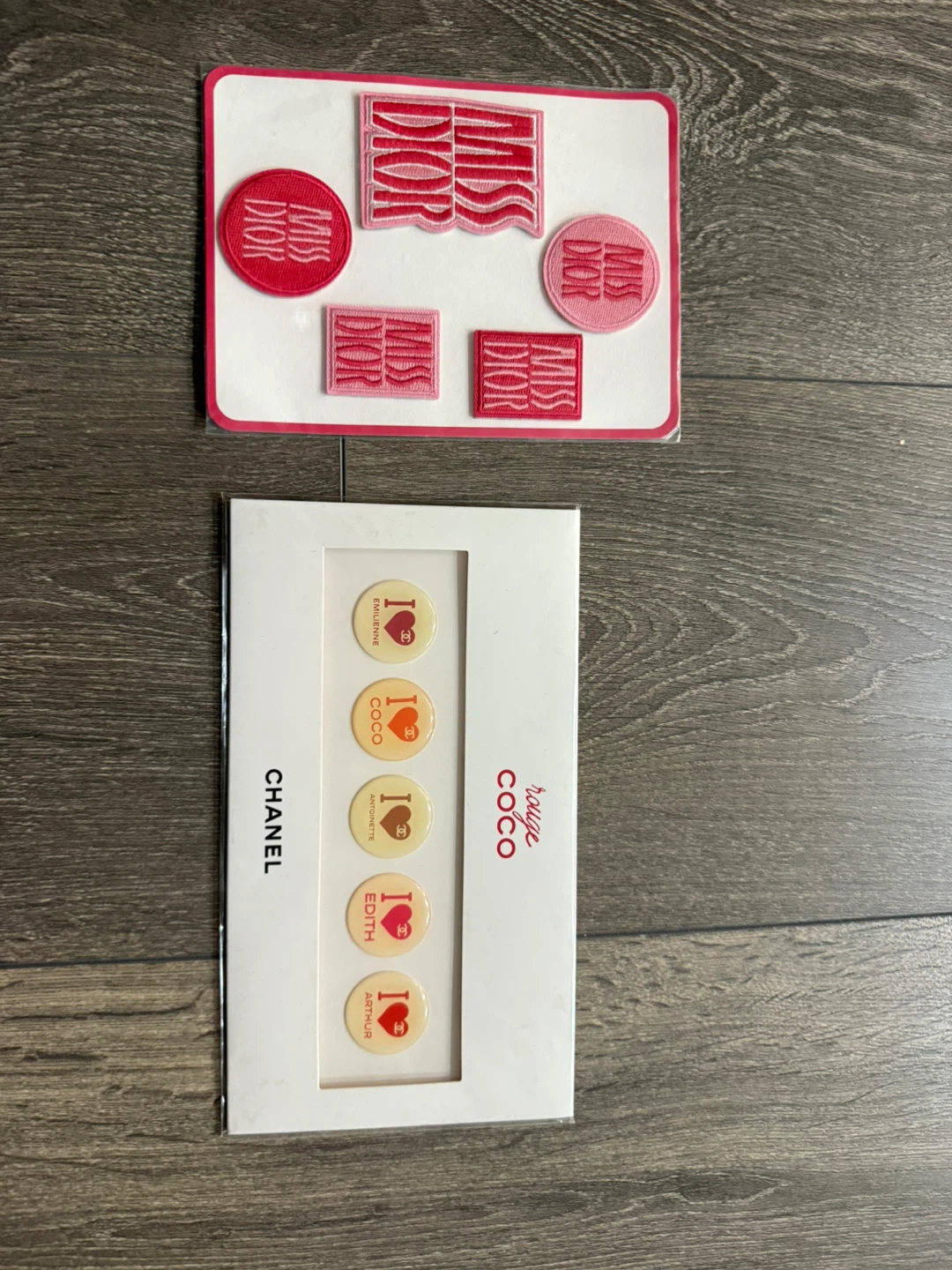 Chanel Rouge Coco & Dior stickers