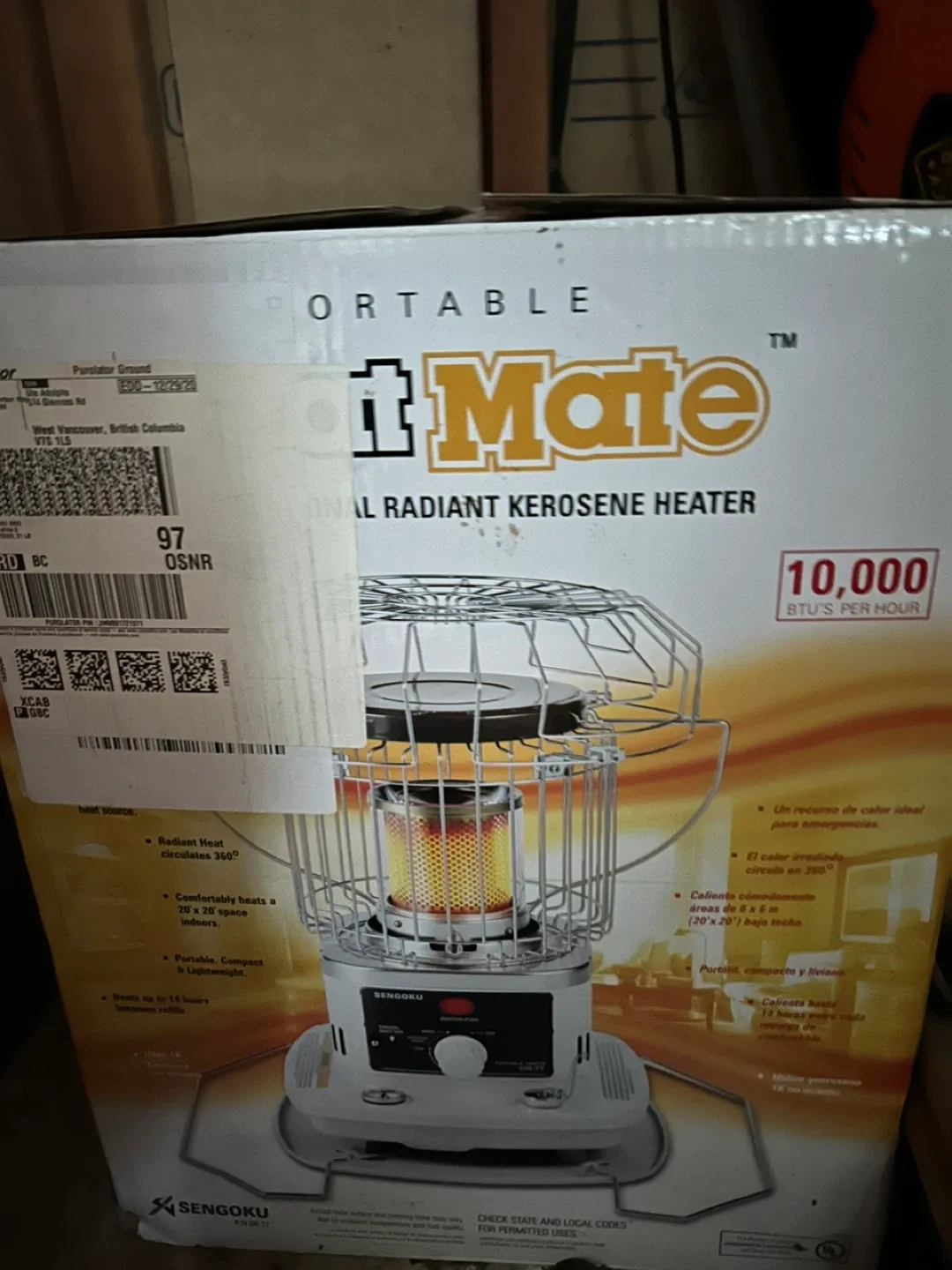 Kerosene heater, new out of the box image indicator(2)