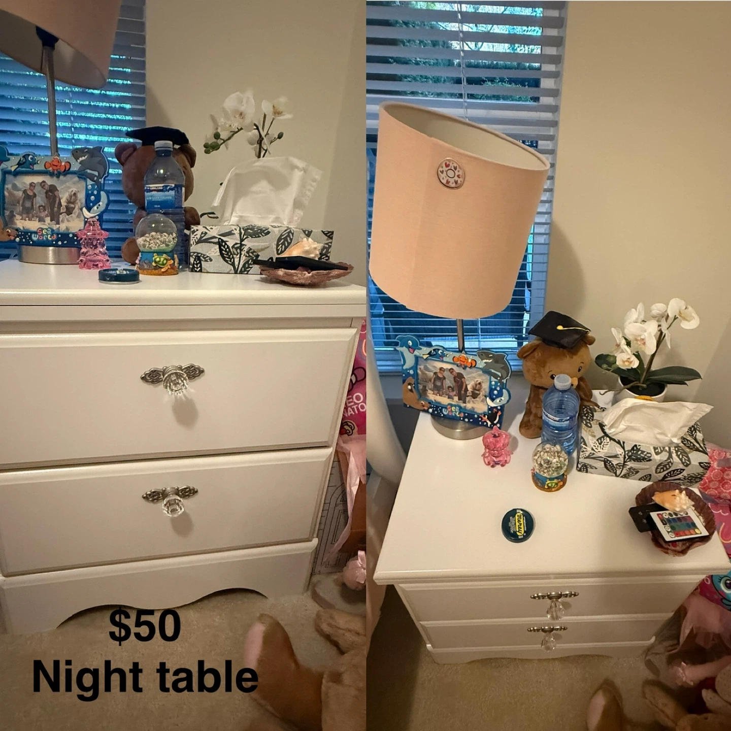 White Night Table - $50