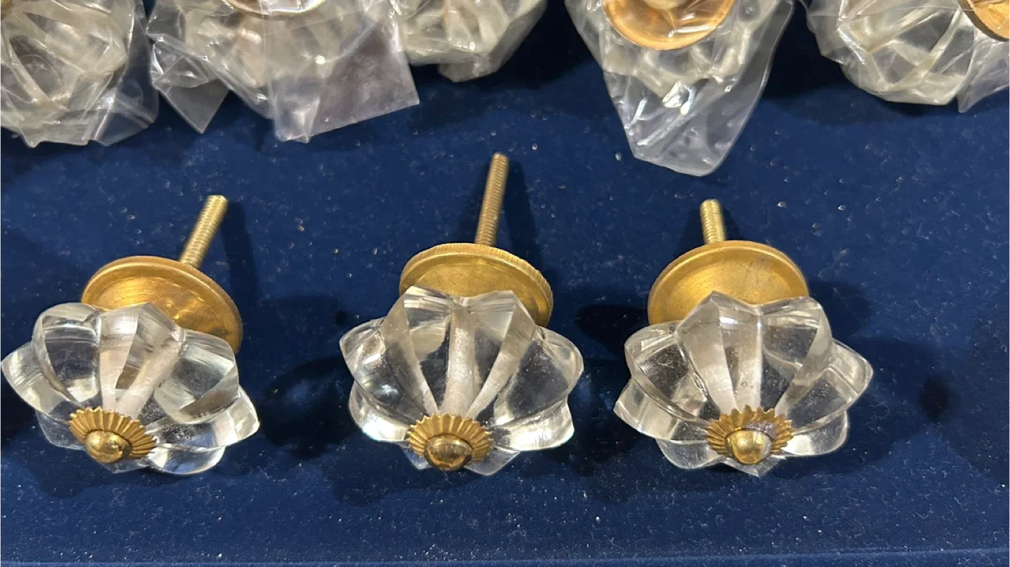 Glass Knobs - Brand New, $2 each knob image indicator(2)