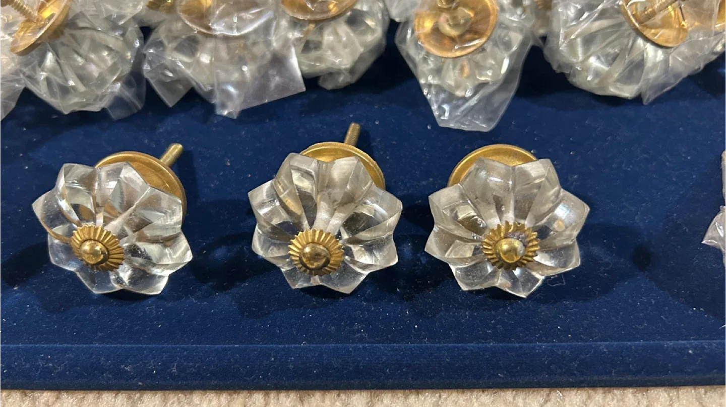 Glass Knobs - Brand New, $2 each knob image indicator(3)