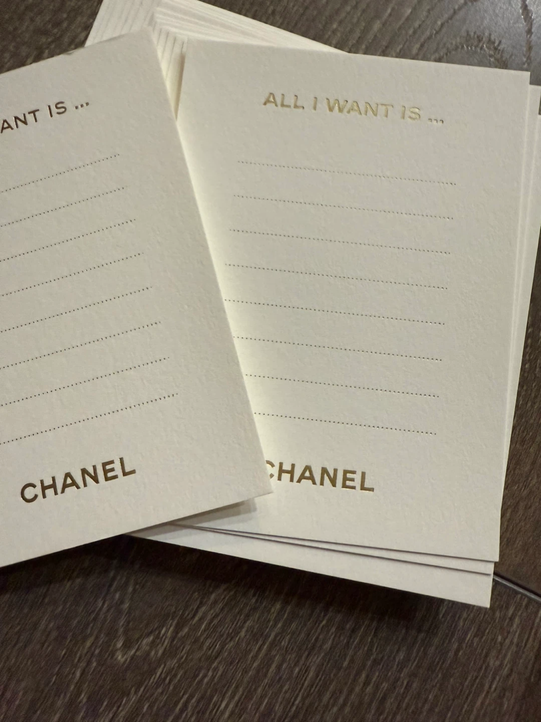 Chanel Notepads with Box Memo card - photo 3