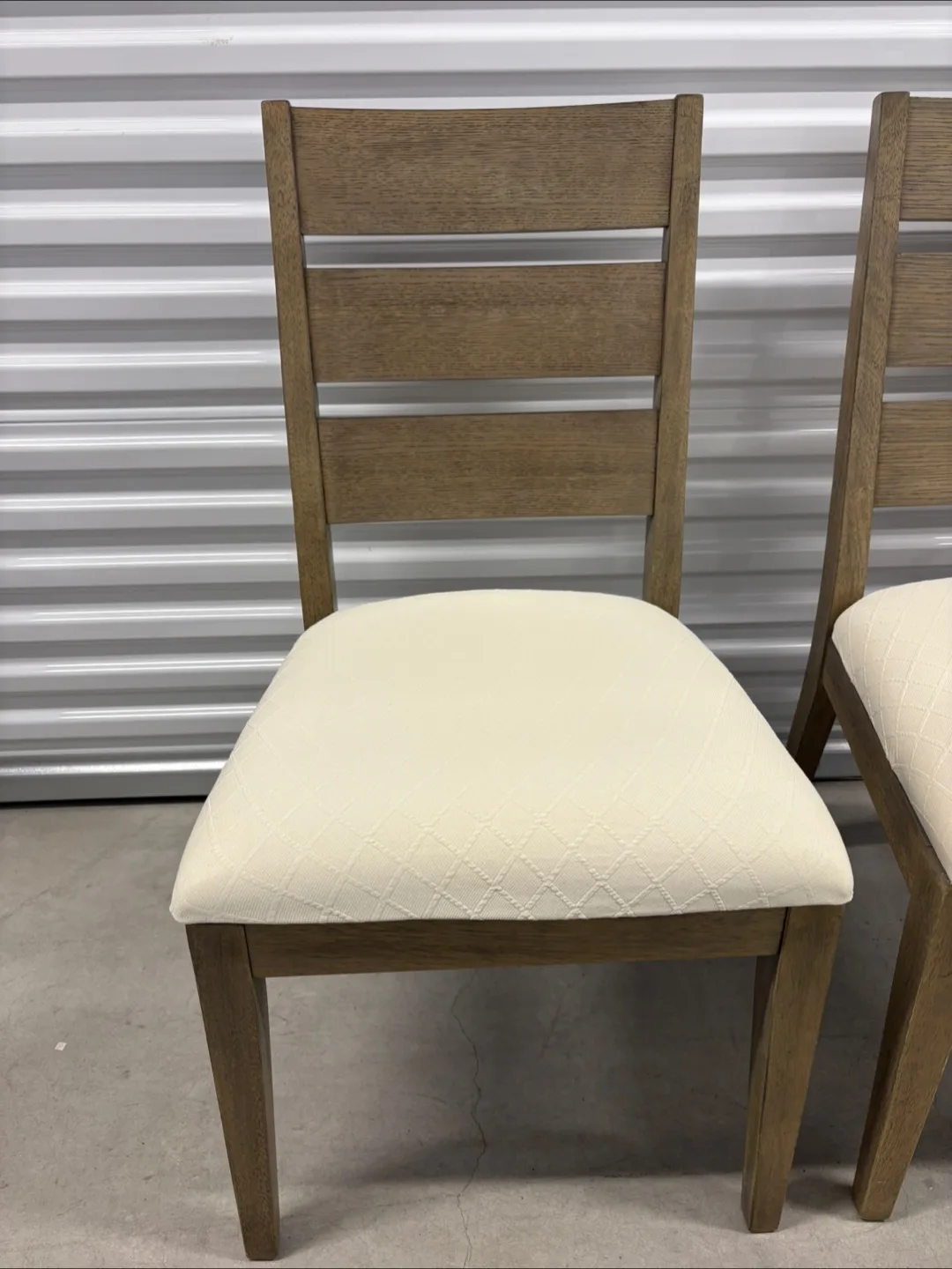 Can deliver—4 Beautiful chairs with brand new washable covers. image indicator(5)