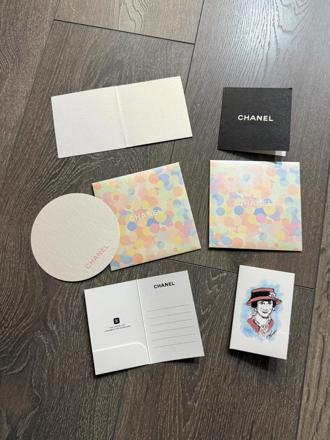 Chanel greeting cards
