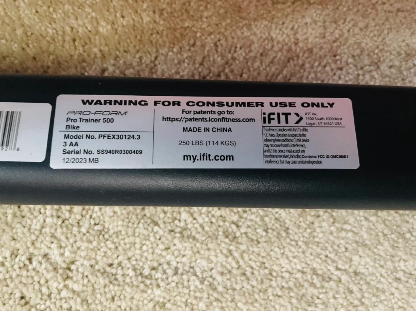 Pro-Form Pro Trainer 500 Bike image indicator(4)