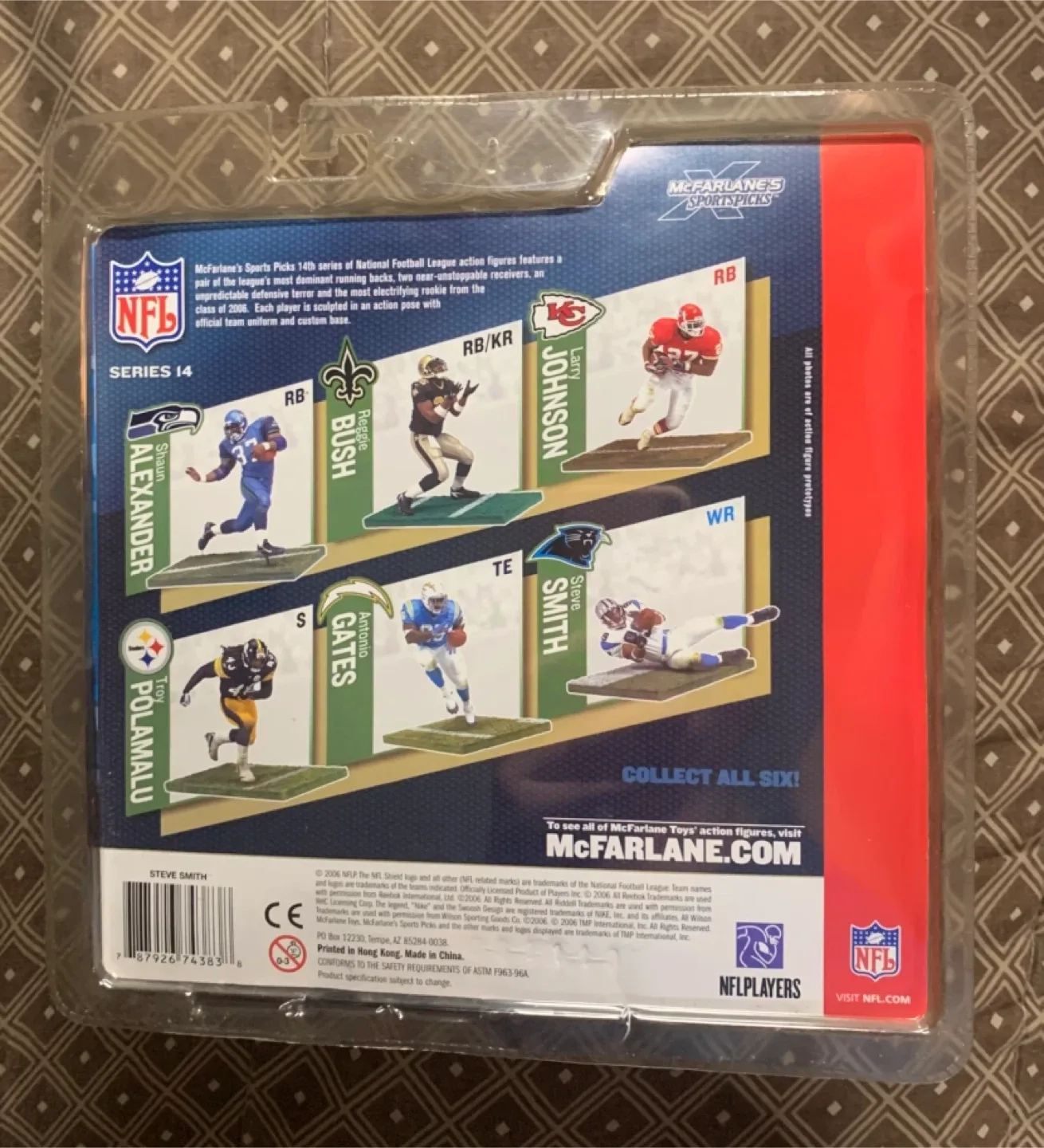 Steve Smith Carolina Panthers NFL Figure image indicator(5)