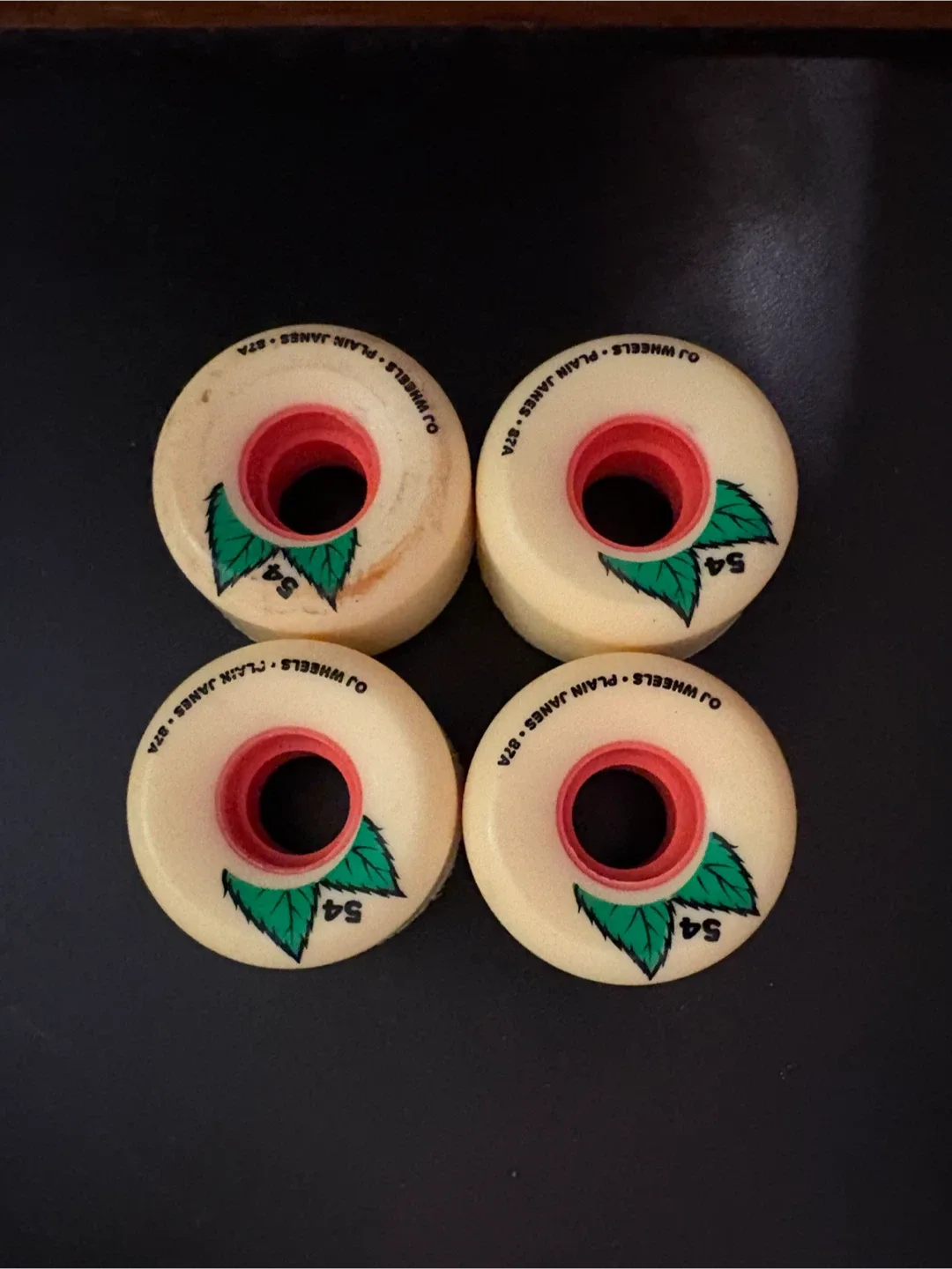 OJ Wheels Plain Janes 87A 54mm Skateboard Wheels - Set of 4