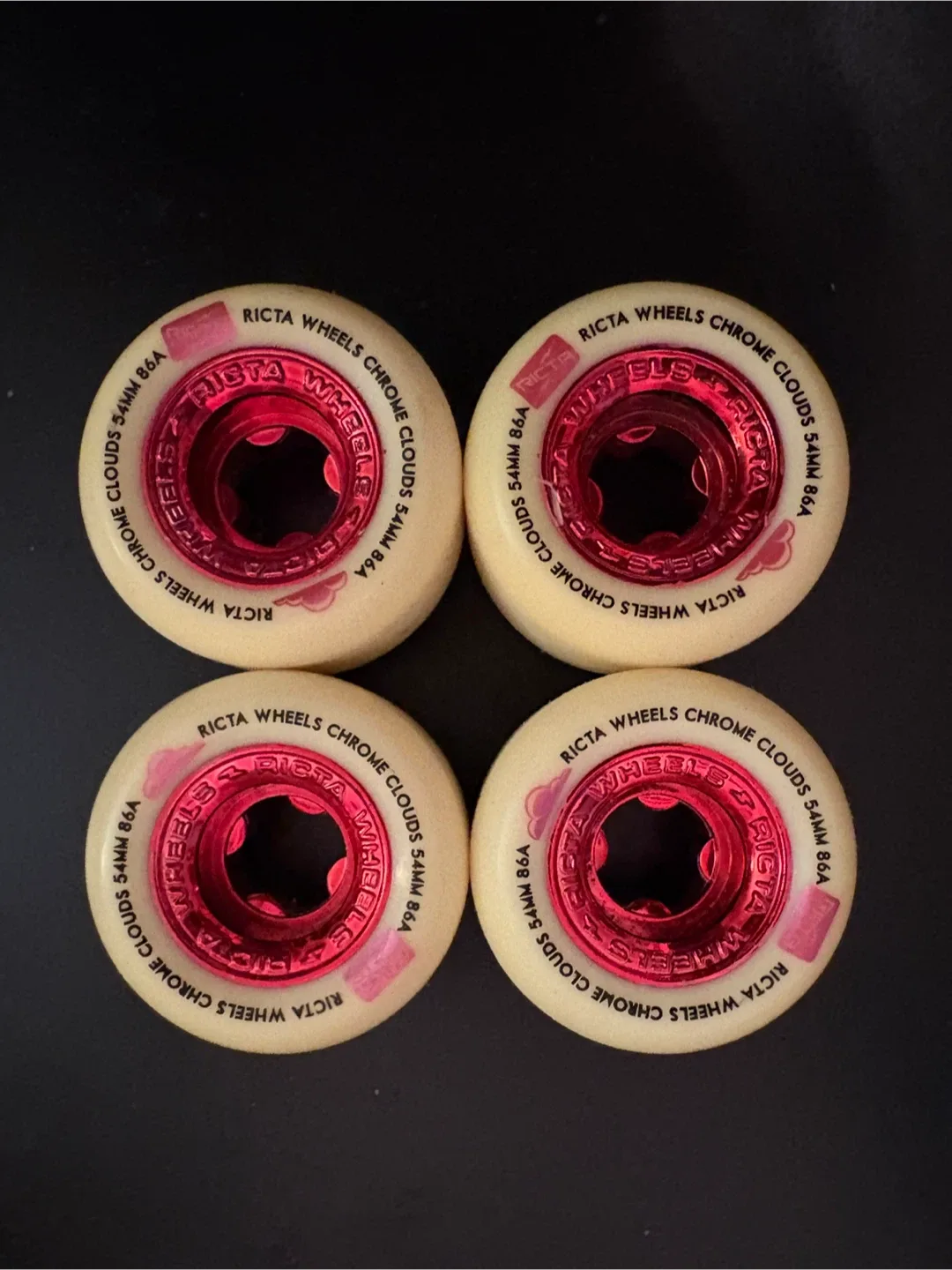 Ricta Wheels Chrome Clouds 54mm 86a