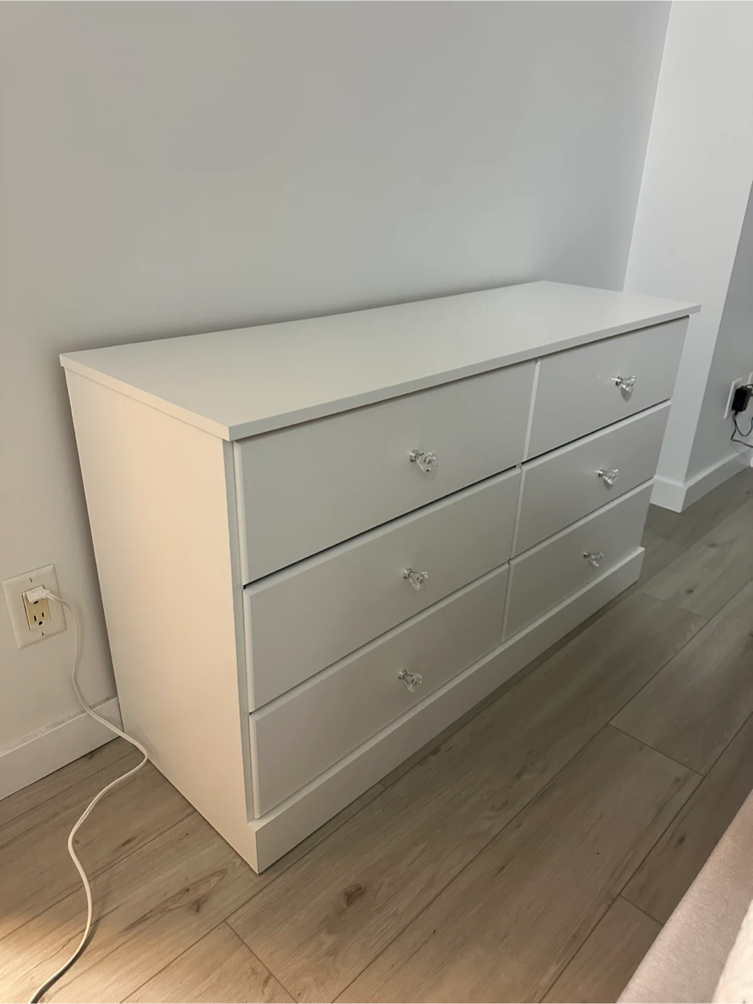 Astrid 6-Drawer Dresser - Crystal White - photo 4