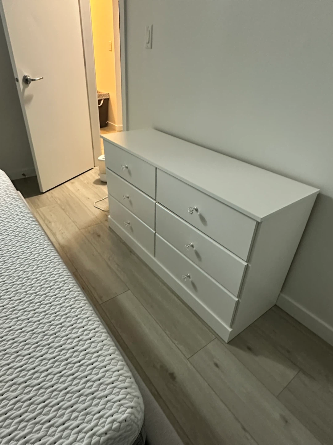Astrid 6-Drawer Dresser - Crystal White - photo 2