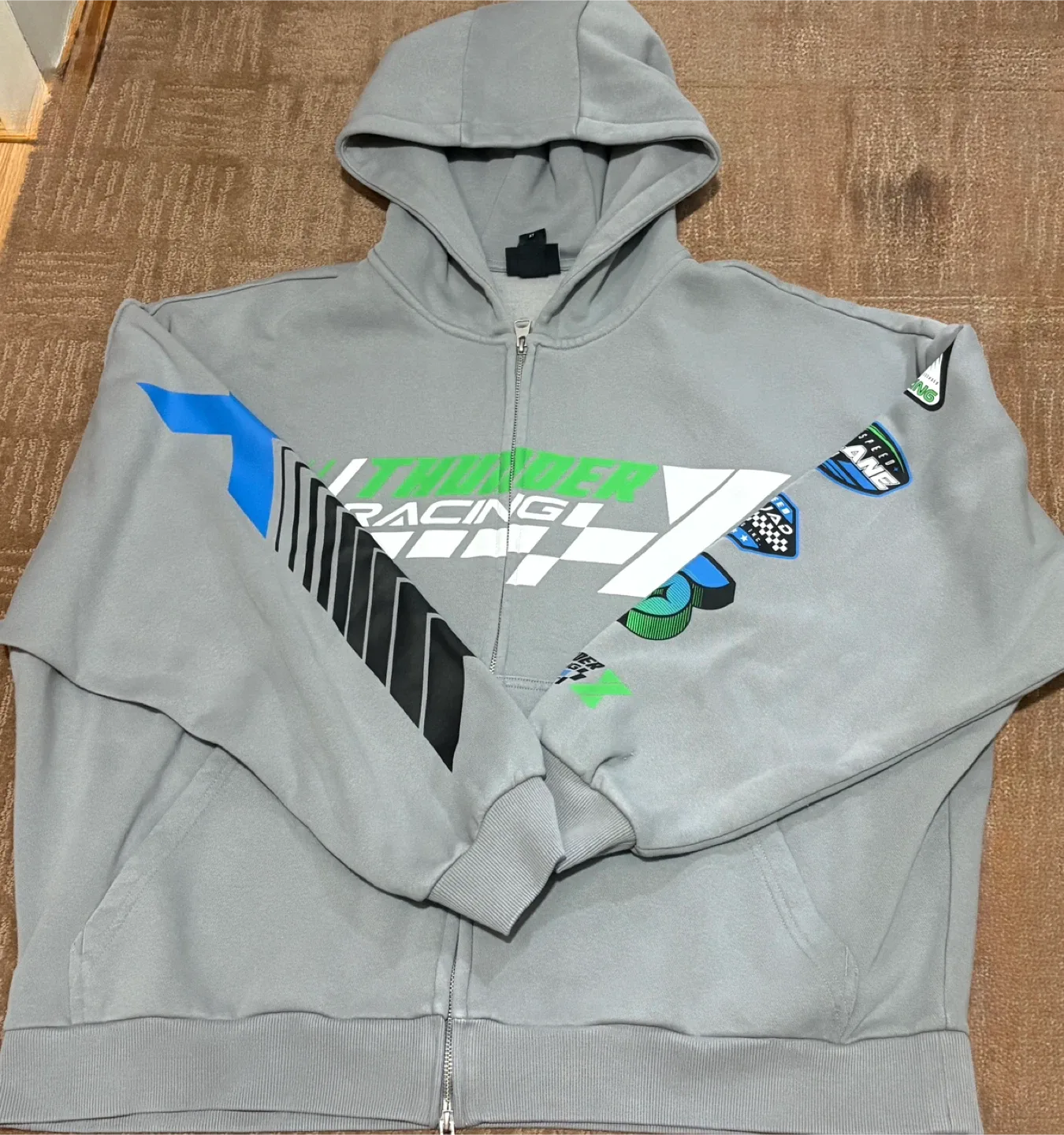 H&M Grey Hoodie (XXL) & Sweatpants (S) Set