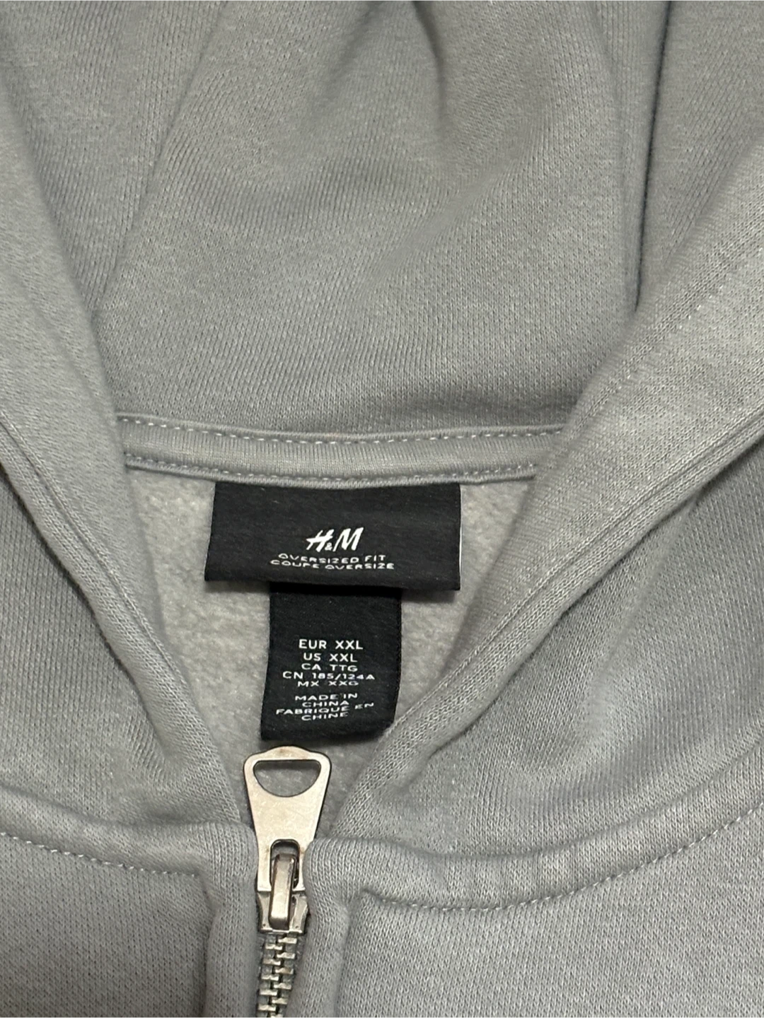 H&M Grey Hoodie (XXL) & Sweatpants (S) Set - photo 3