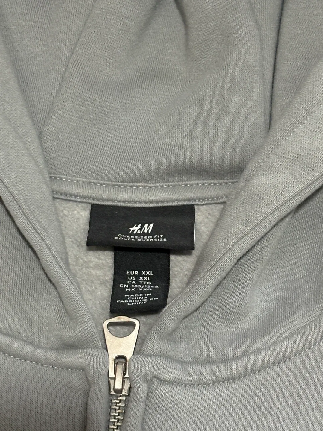H&M Grey Hoodie (XXL) & Sweatpants (S) Set image indicator(3)