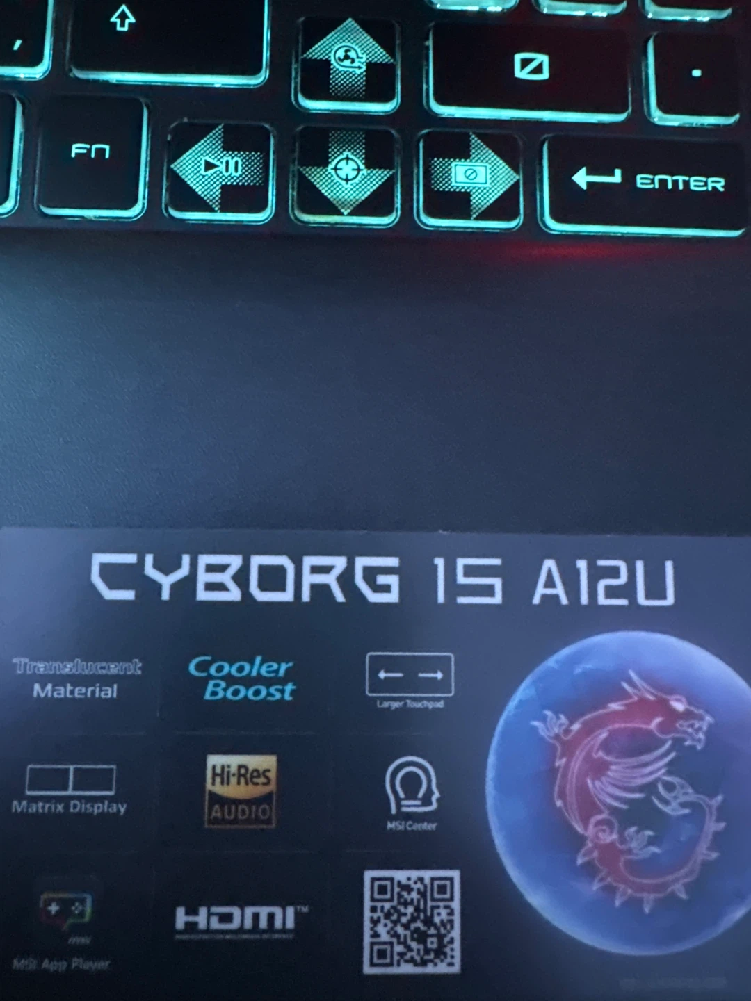 MSI Cyborg 15 A12U Gaming Laptop - RTX 2050, Intel Core i5 - photo 2