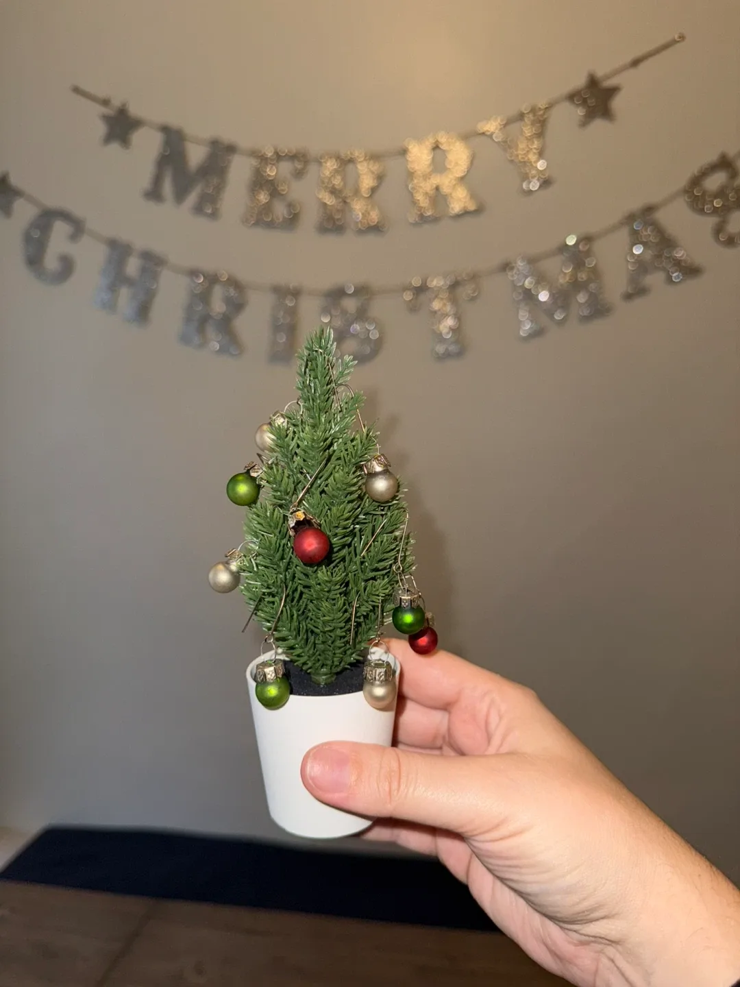 Tiny faux tree
