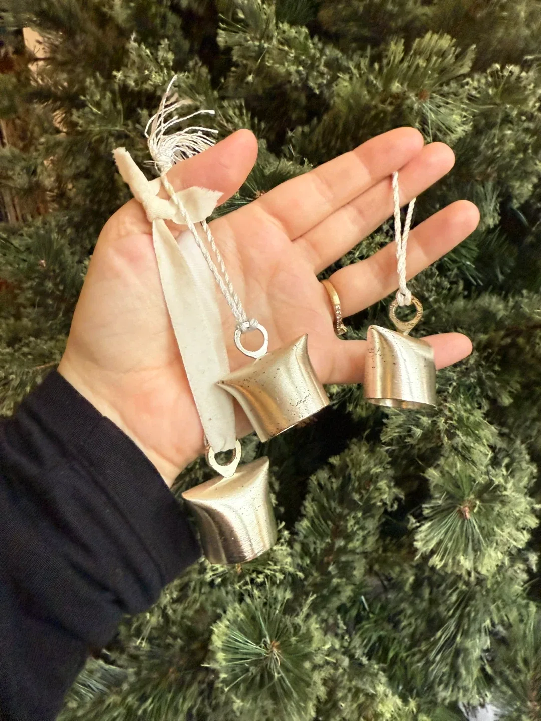 Crate & Barrel Holiday Bells Ornaments