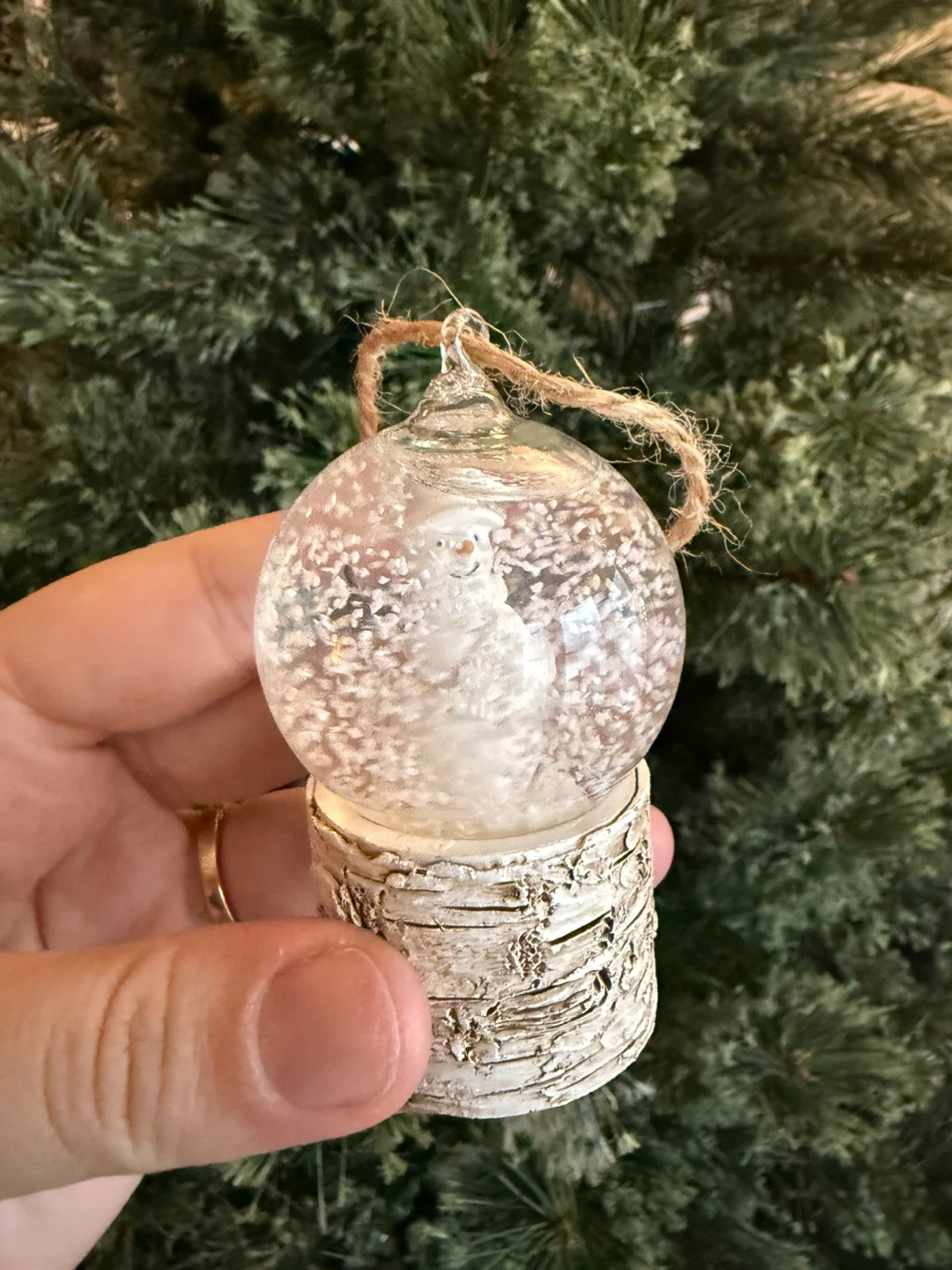 Snowglobe holiday ornament - photo 4