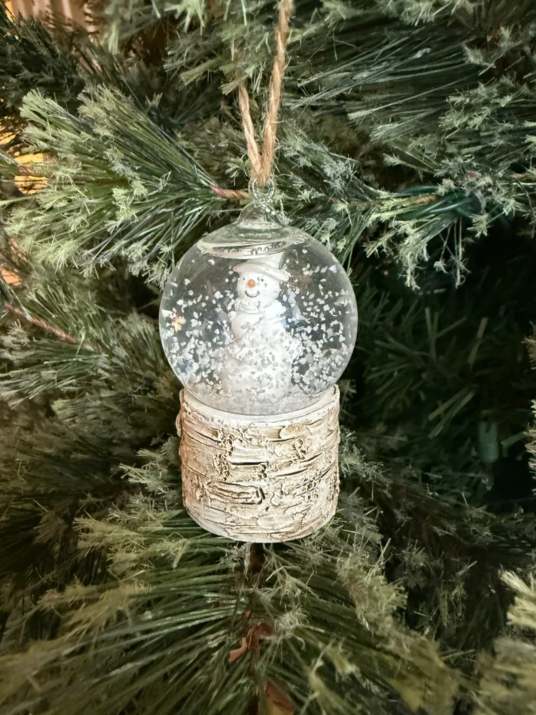 Snowglobe holiday ornament