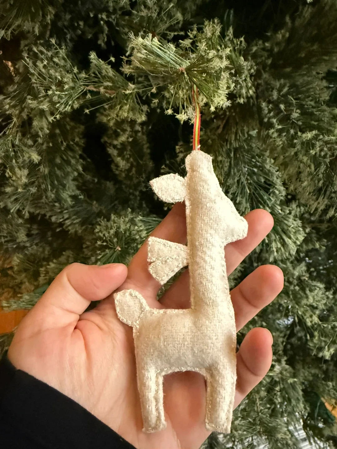 Crate&Barrel Llama Holiday Ornament image indicator(3)