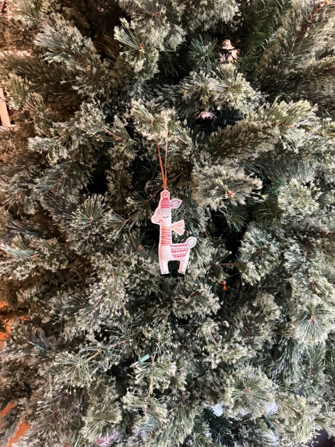 Crate&Barrel Llama Holiday Ornament image indicator(5)
