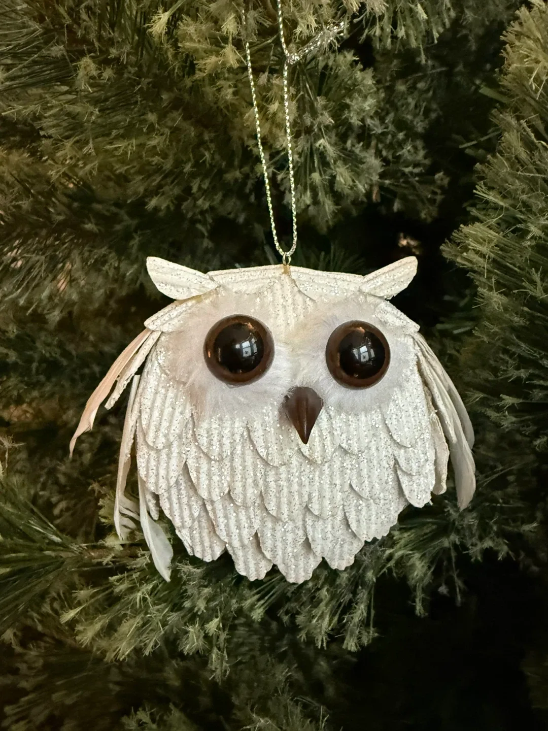 Cute Owl Holiday Ornament