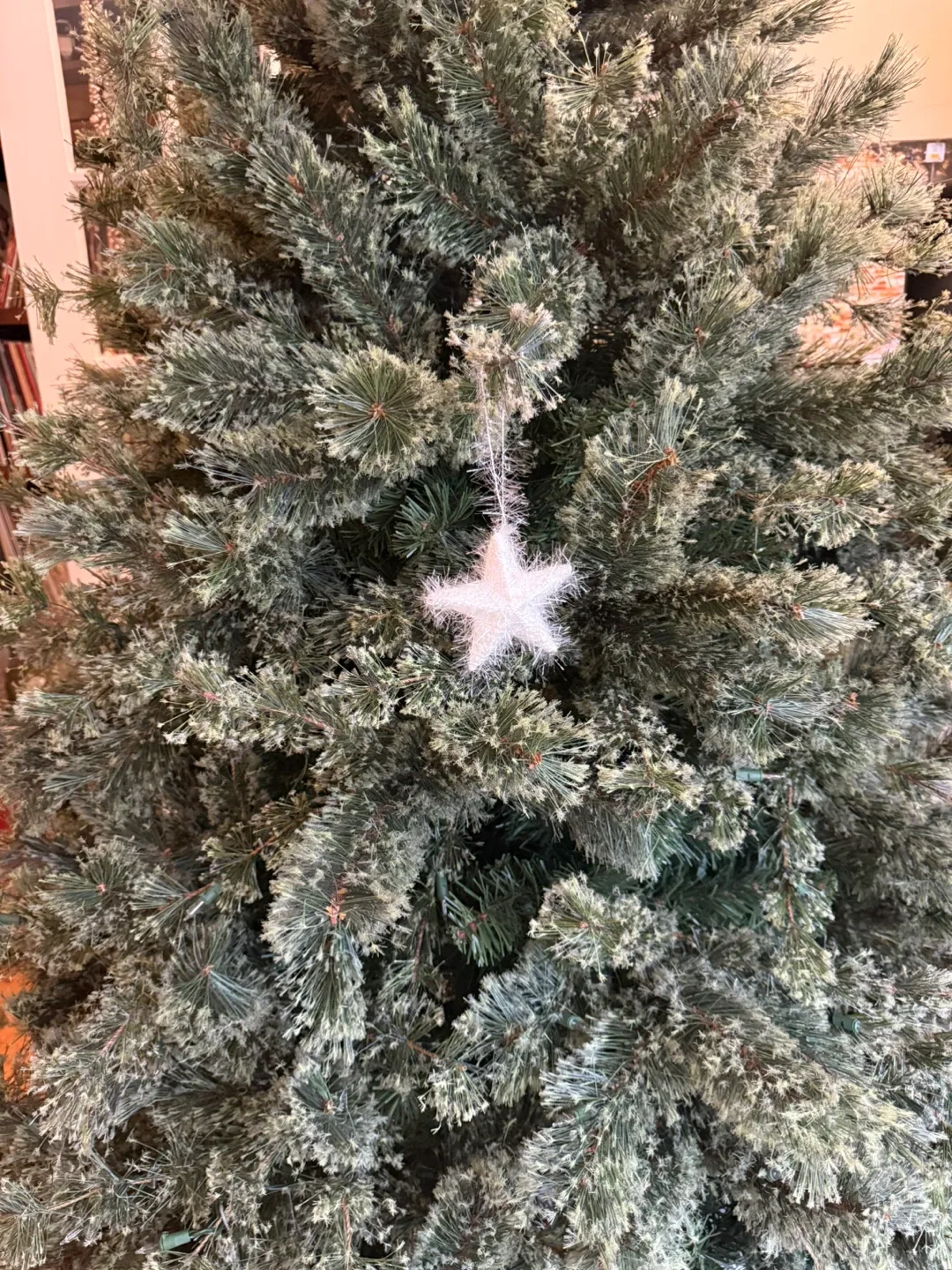 Fuzzy Sparkly Star Ornament image indicator(4)