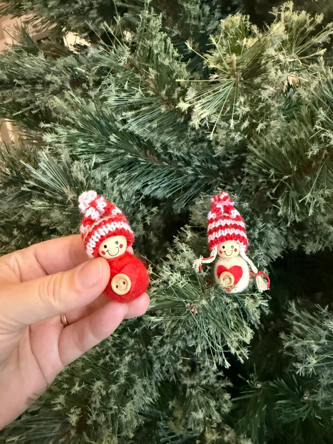 Tiny German Boy & Girl Holiday Decor Set image indicator(3)