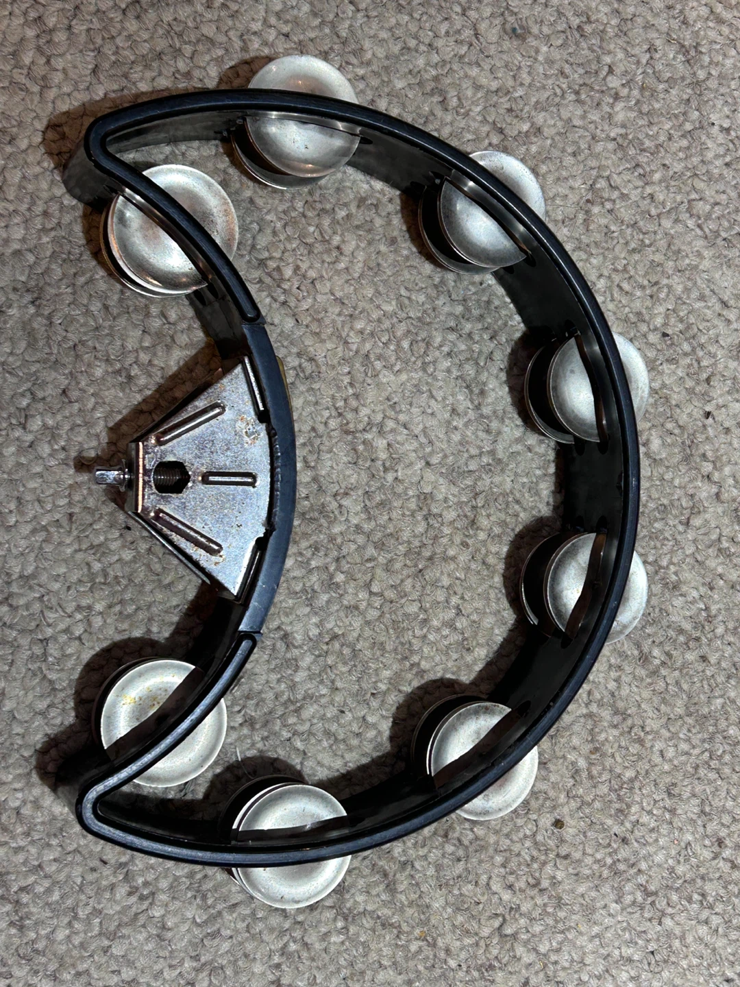 Tambourine with Drum kit attachment
