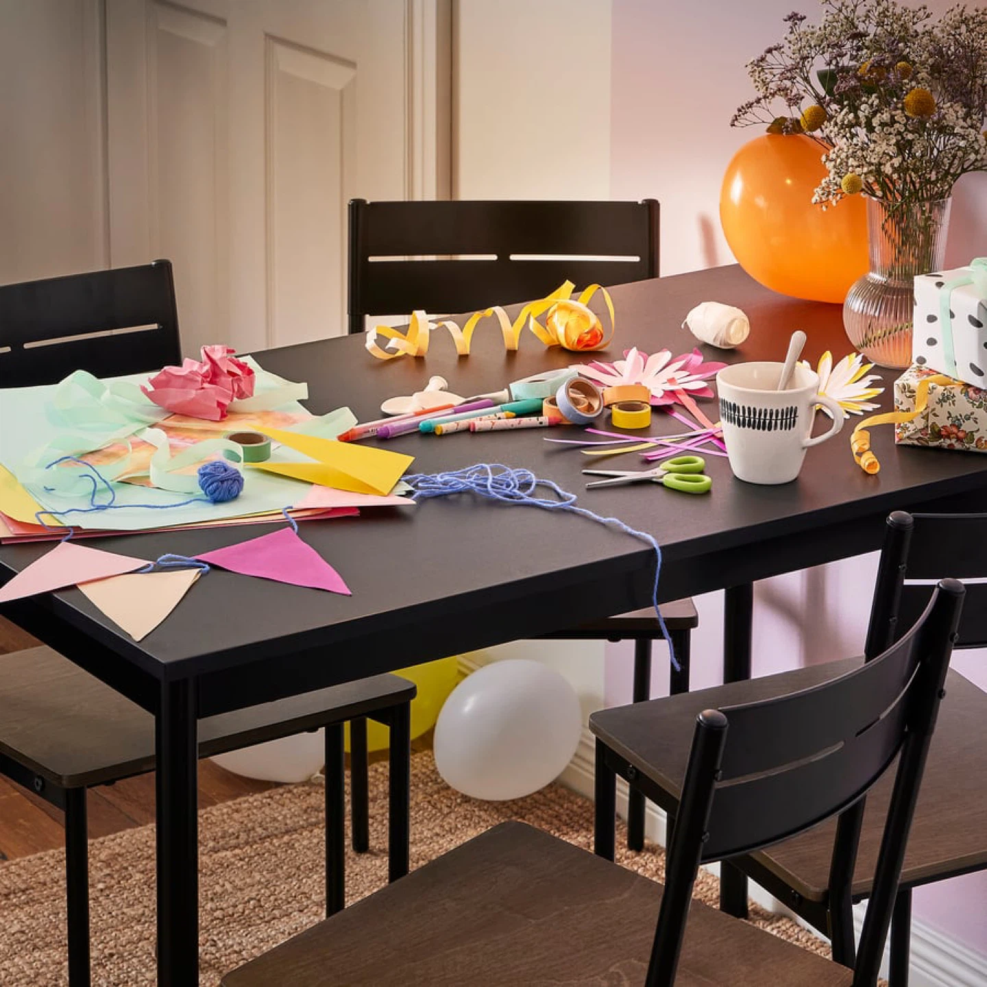 IKEA Sandsberg Table, Black, 110x67 cm - photo 4