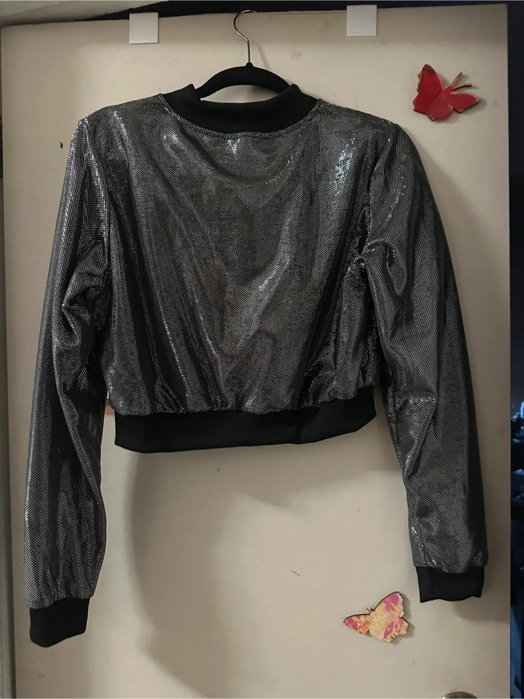 Silver Bomber Jacket image indicator(2)