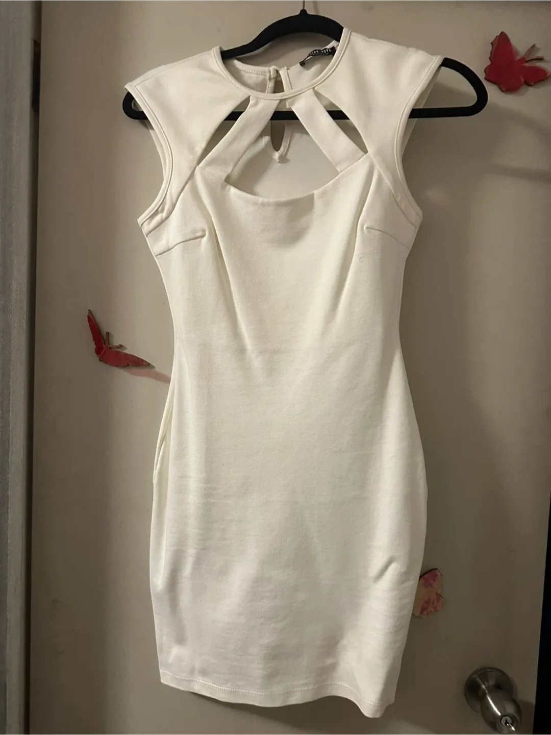 Fashion Nova White Mini Dress