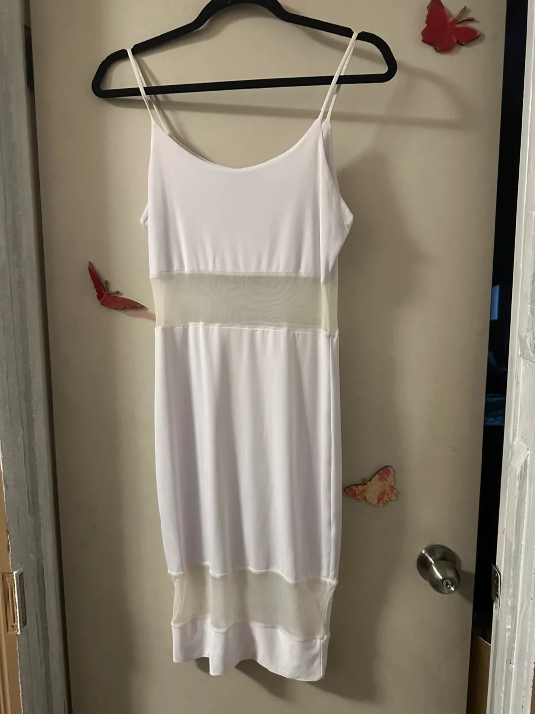 Fashion Nova White Sleeveless Dress