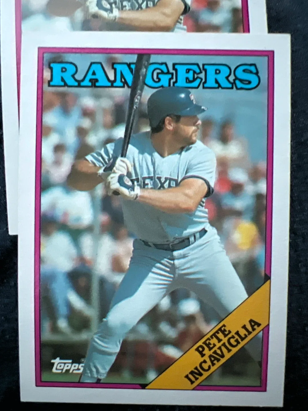 Pete Incaviglia 1986 Topps Baseball Card