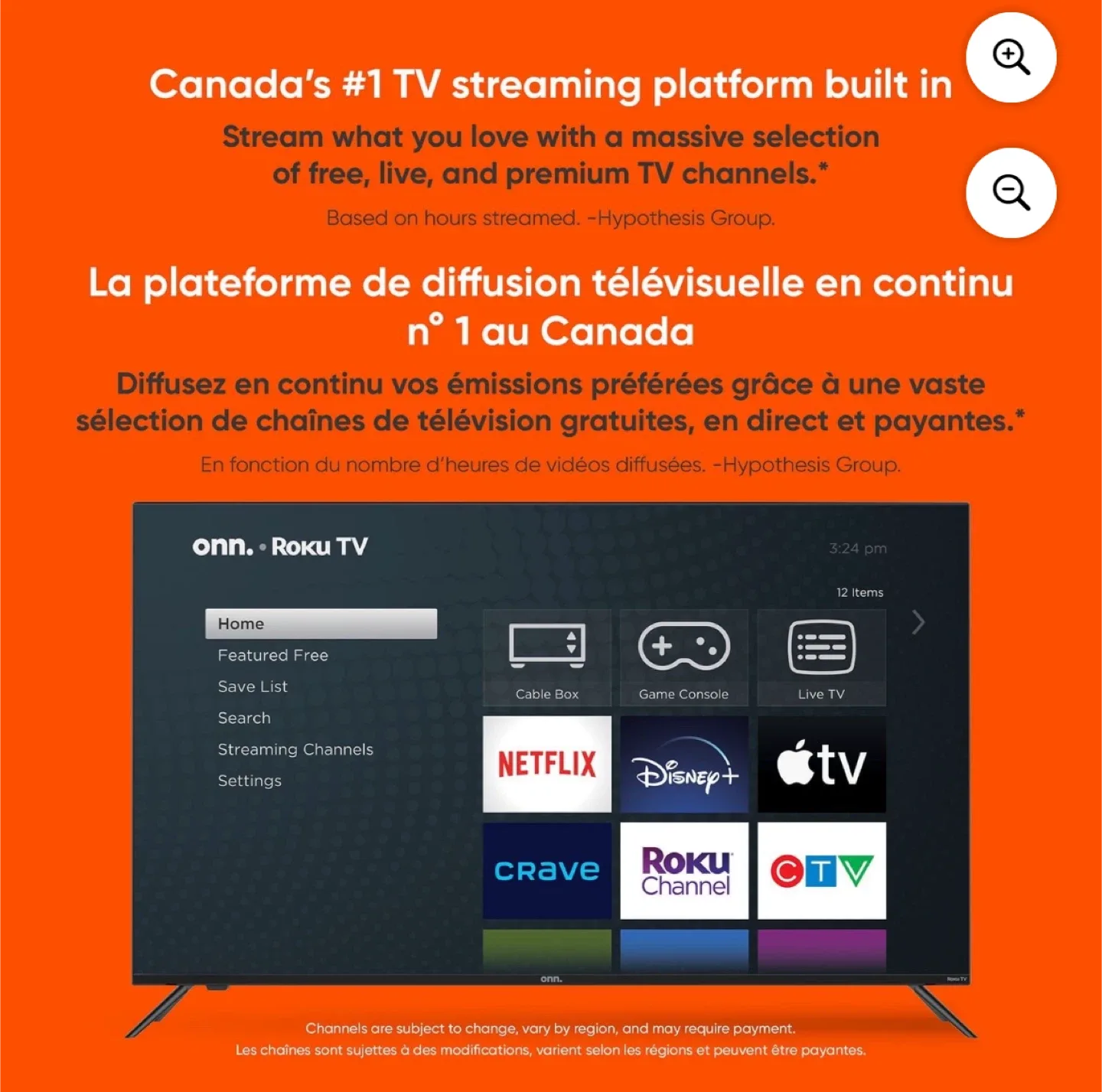 onn. Roku TV 4K UHD HDR10 image indicator(4)