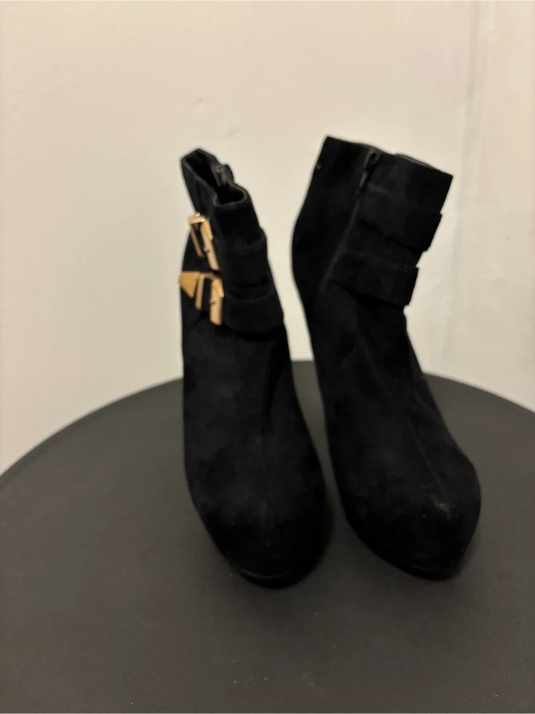 Black Heeled Ankle Boots