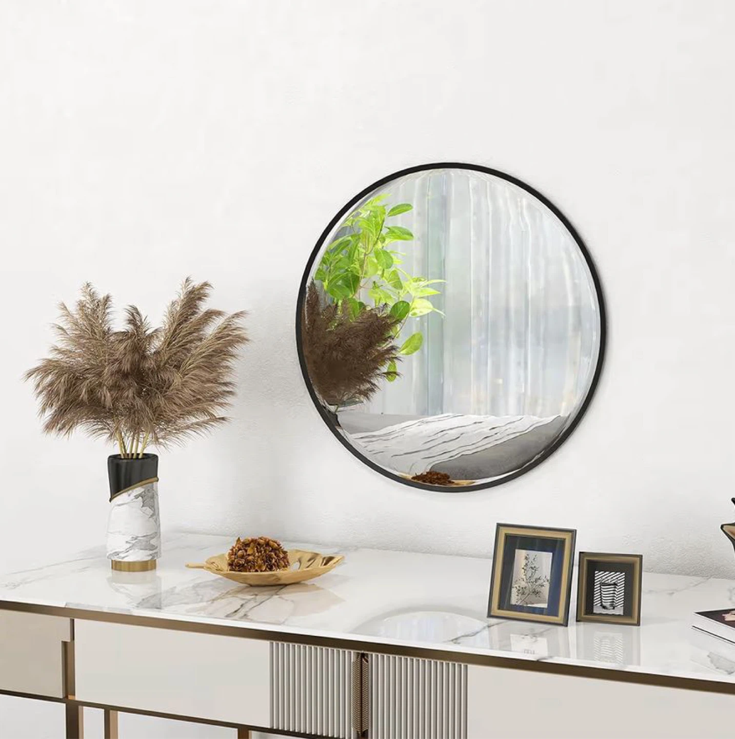 Round Wall Mirror 24 inch