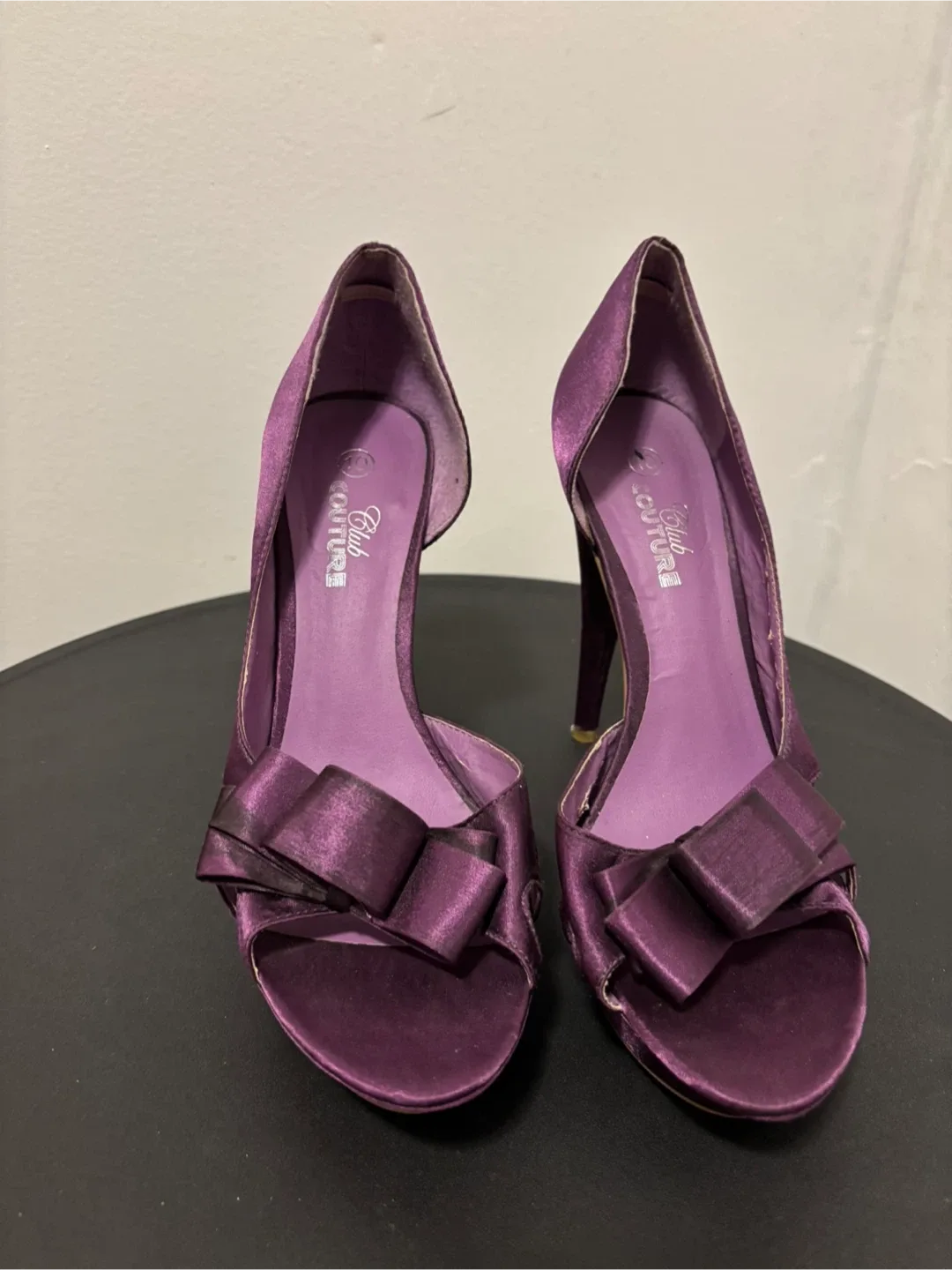 Club Couture Purple Heels