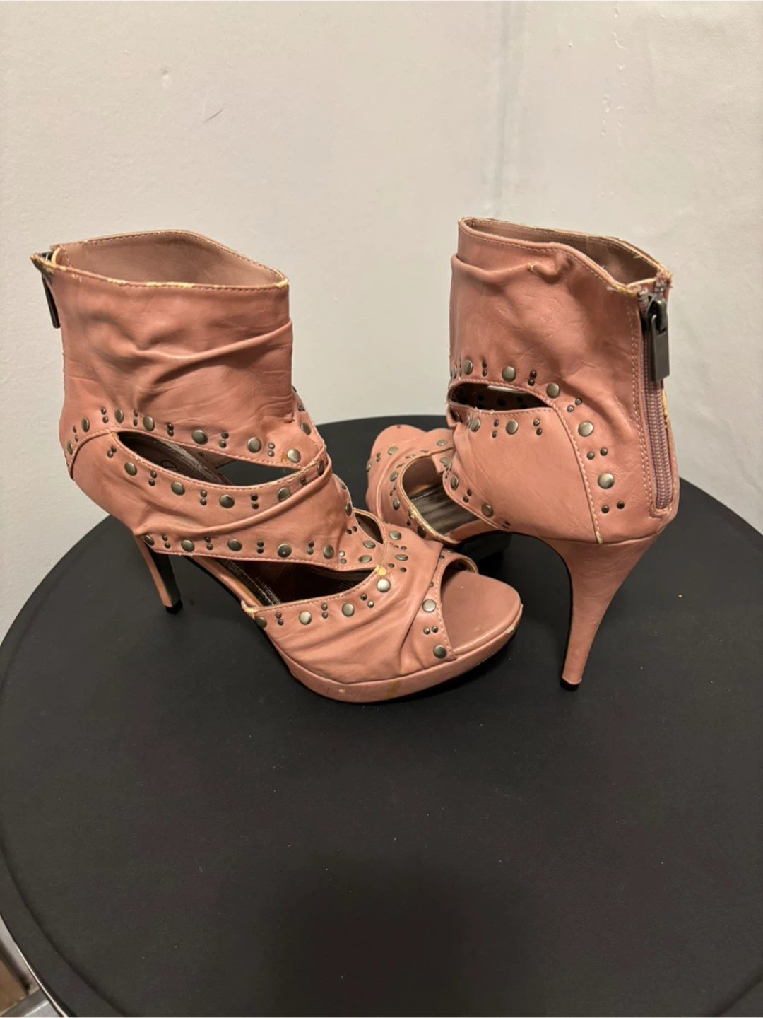 Pink Studded Heels - photo 2