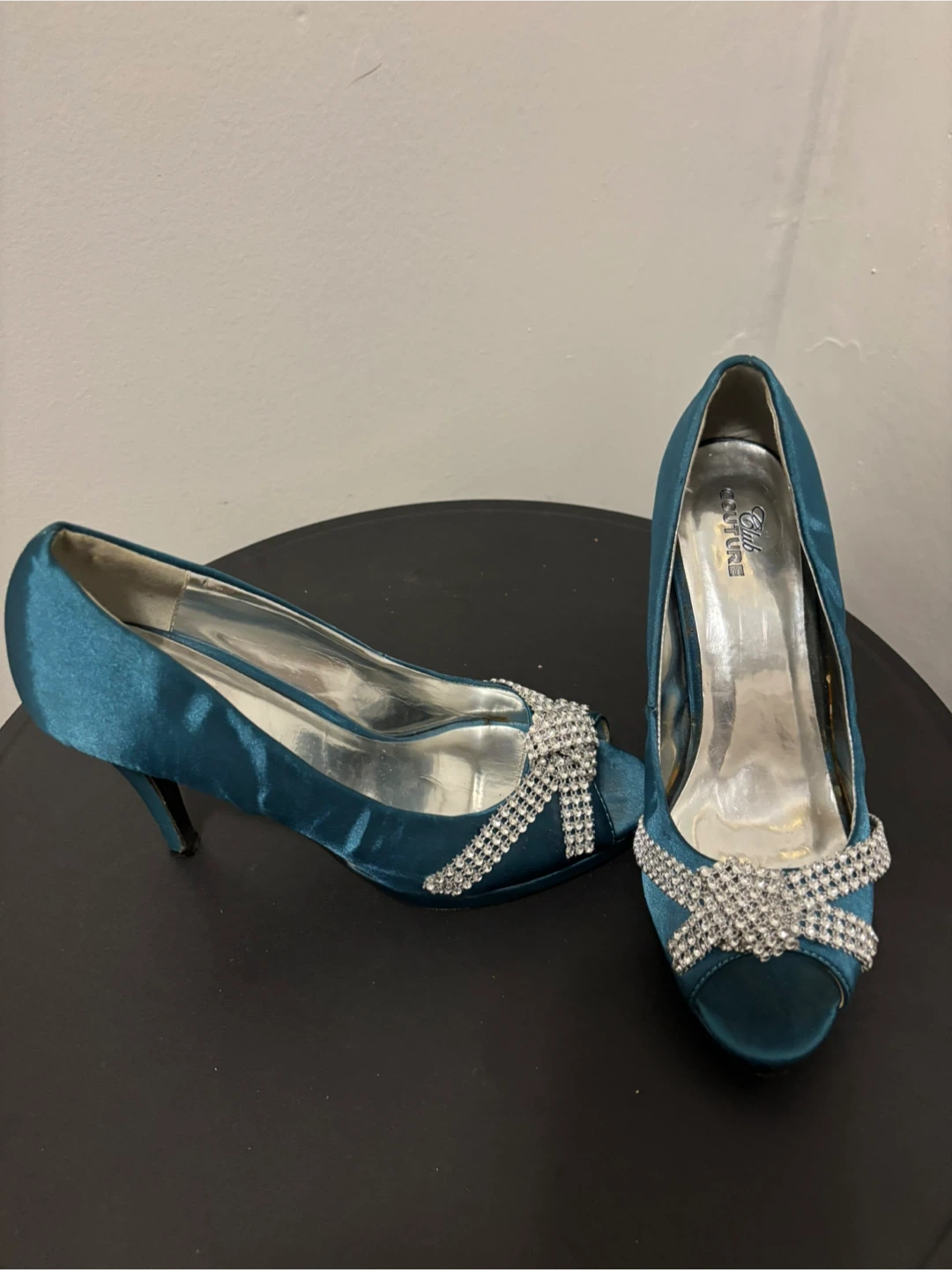 Bella Couture Teal Heels - photo 2