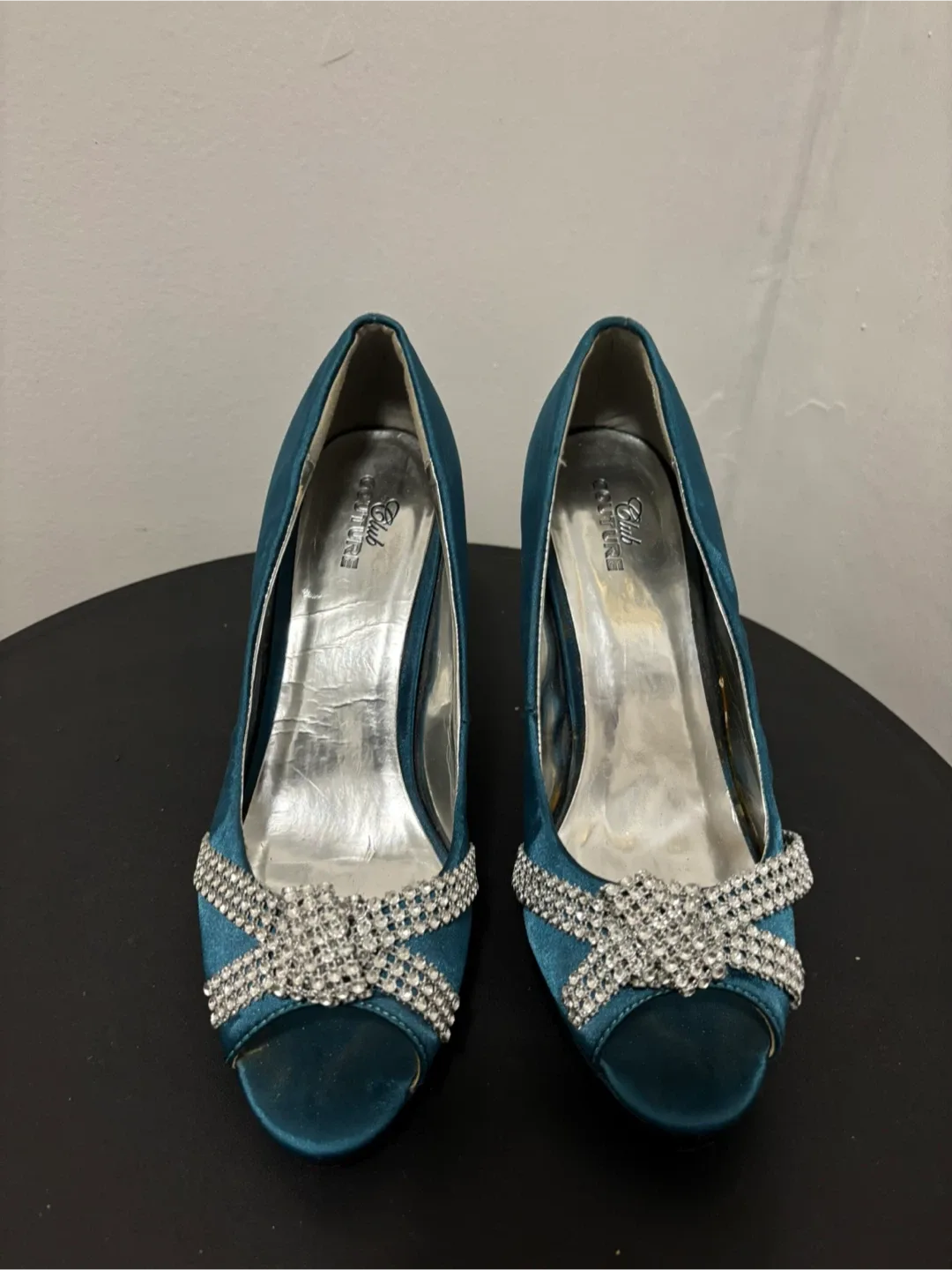 Bella Couture Teal Heels