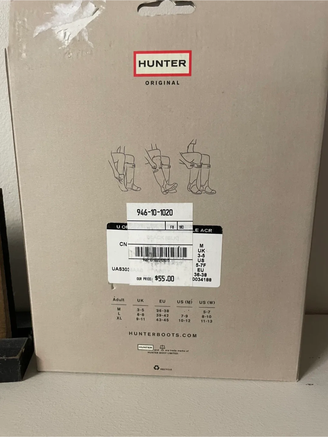 Hunter Boot Socks - Size M - New in Box! image indicator(2)