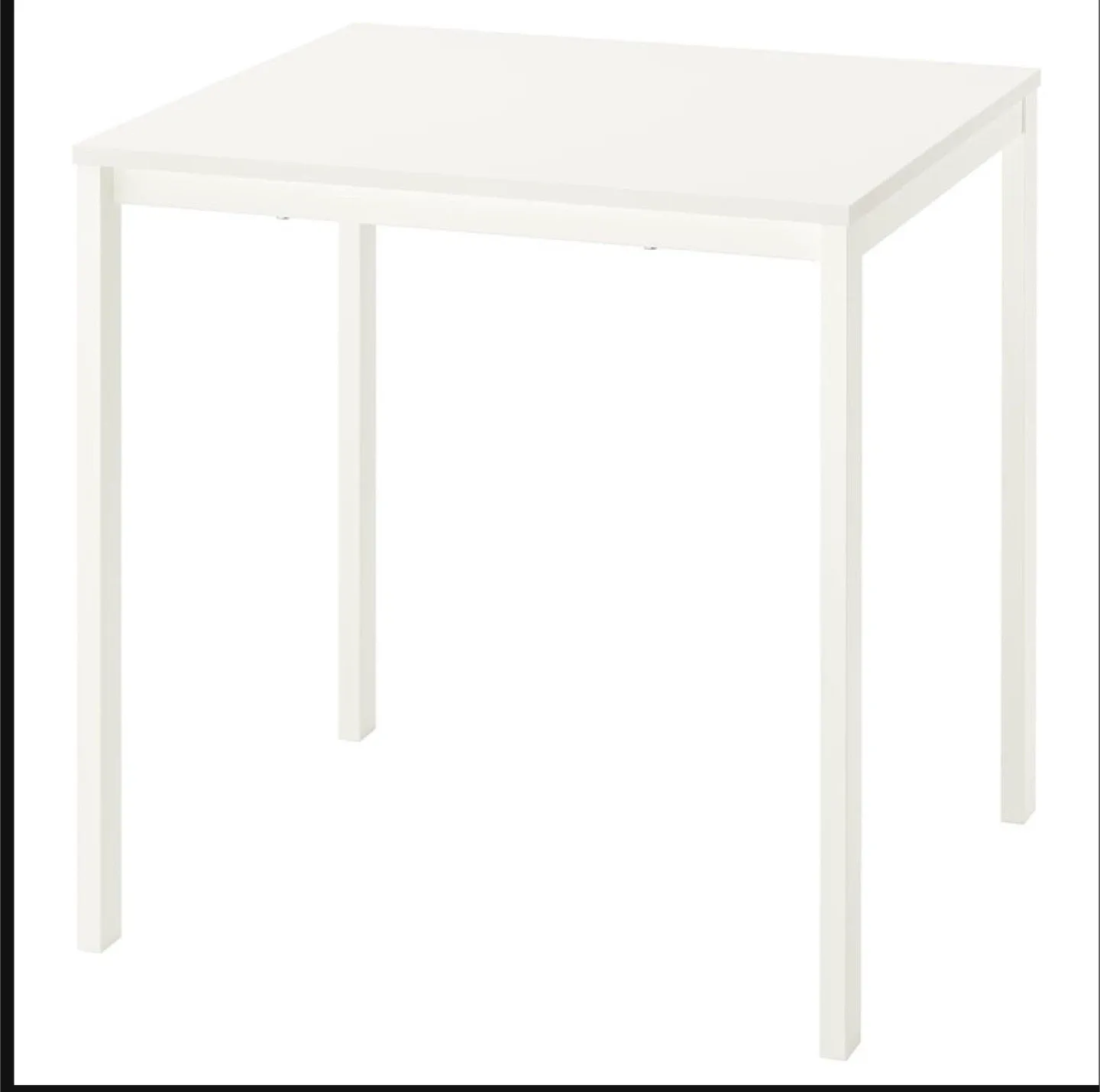 IKEA White Square Dining Table