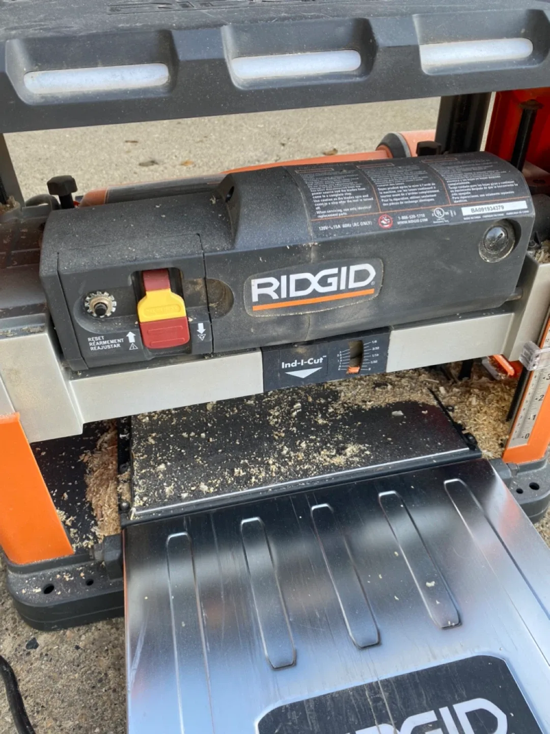 Ridgid Thickness Planer