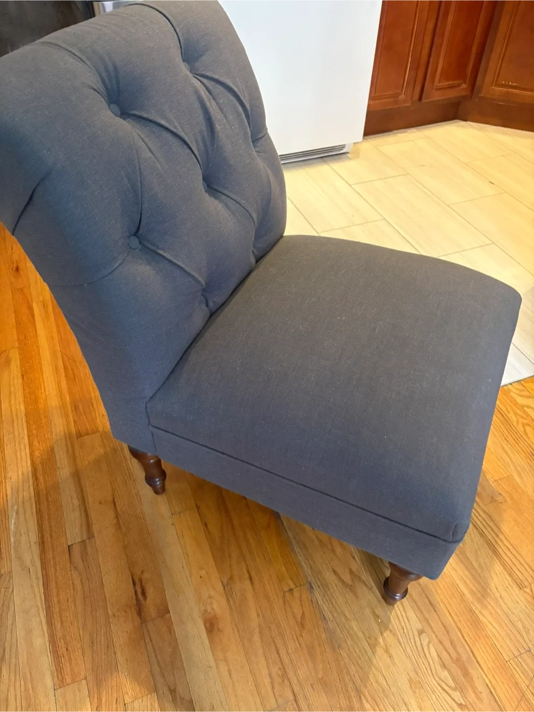 Upholstered Dining Chair - Gray image indicator(3)