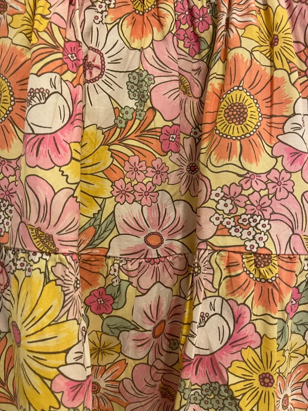 H&M BUTTERFLY SLEEVE Floral Kids Dress SIZE 2T image indicator(6)